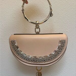 Elegant Chloe Nile, half moon bag. Limited addition adorned with crystals.